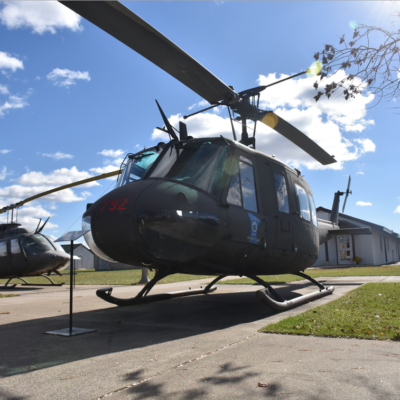 A helicopter at the MN Military Museum