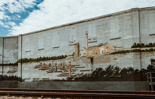 Lumber Mural