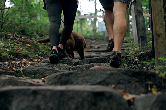 Hiking Charles Lindbergh State Park