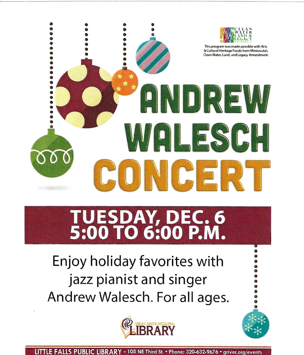 Andrew Walesch Concert