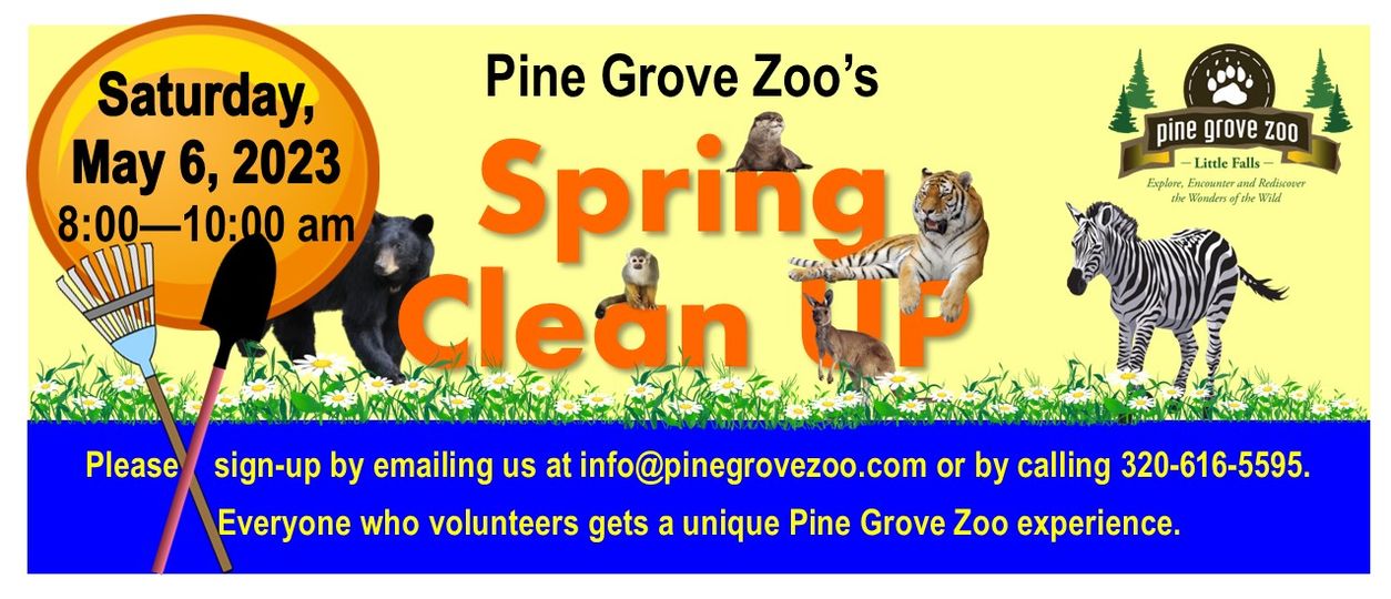 Spring Clean-Up at Pine Grove Zoo