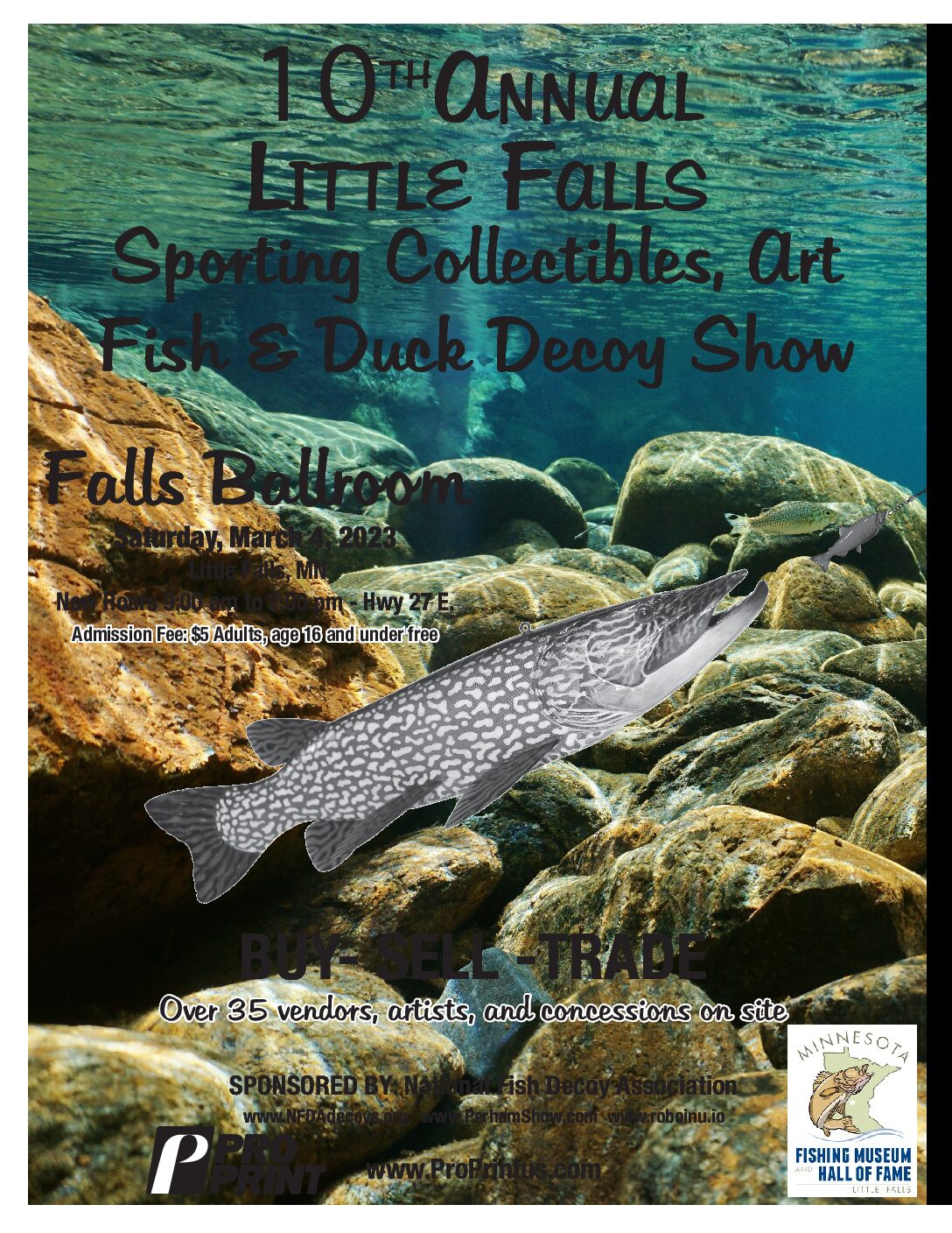 10th Annual Little Falls Sporting Collectibles, Art Fish & Duck Decoy Show