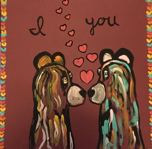February Sip and Paint