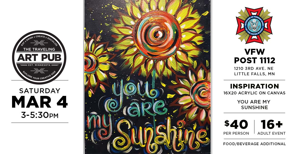 "You are my Sunshine" Acrylic Paint Class