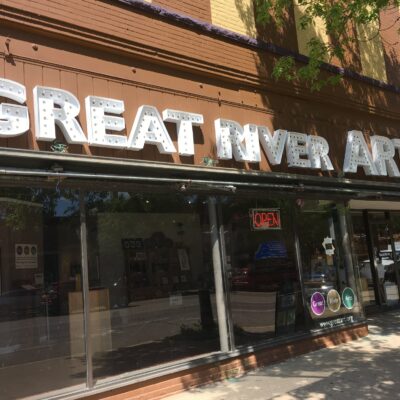 Great River Arts Sign