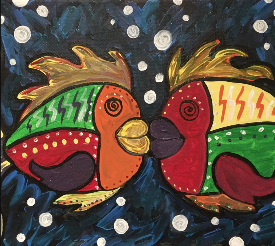 May Sip and Paint Youth and Adult Partner Class