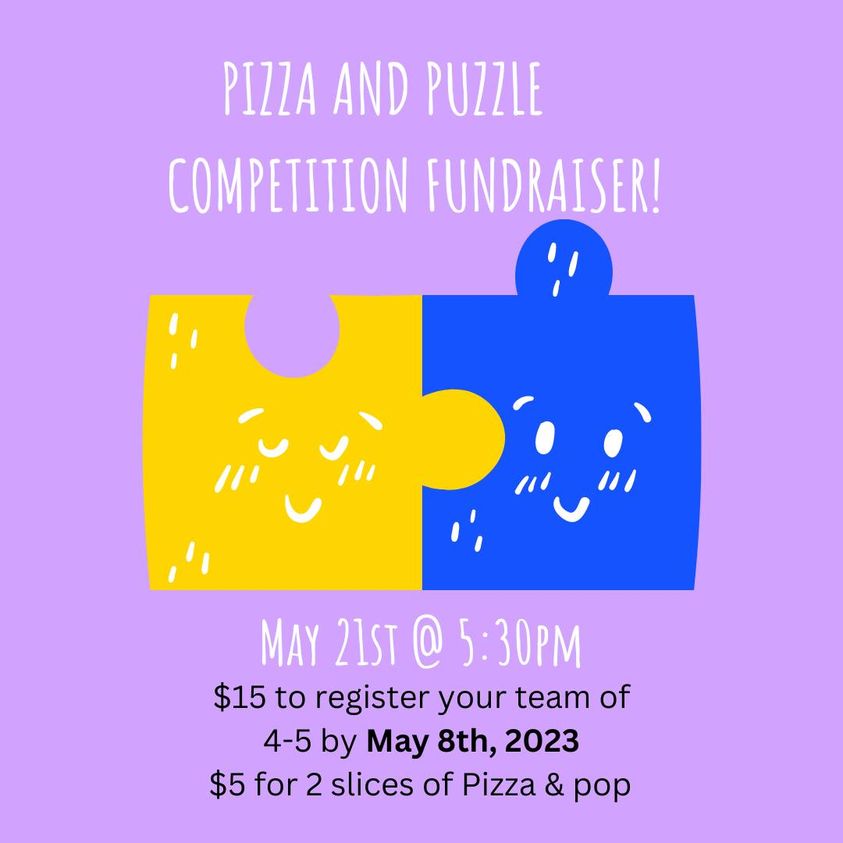 Pizza and Puzzle Competition Fundraiser