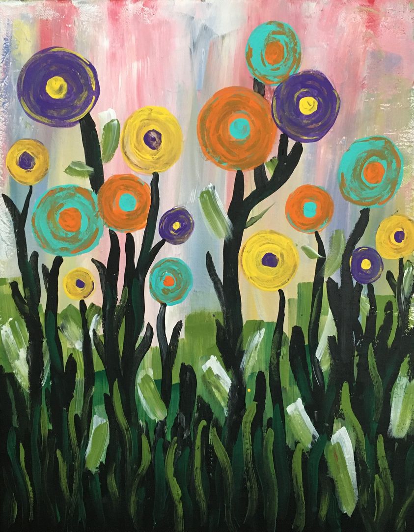 Painting in the Garden at Linden Hill