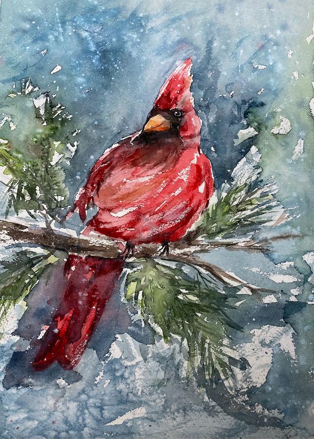 Watercolor Birds with Emily Witucki
