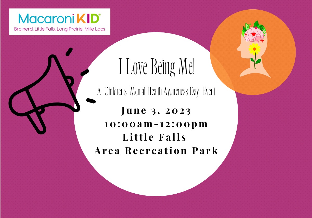 I Love Being Me! A Children's Mental Health Awareness Day Event