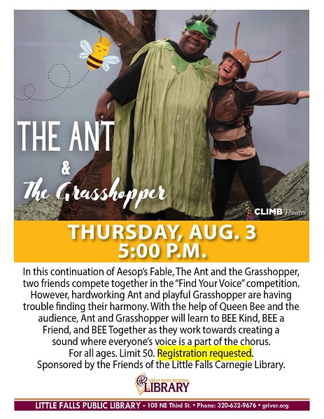CLIMB Theatre presents The Ant and the Grasshopper