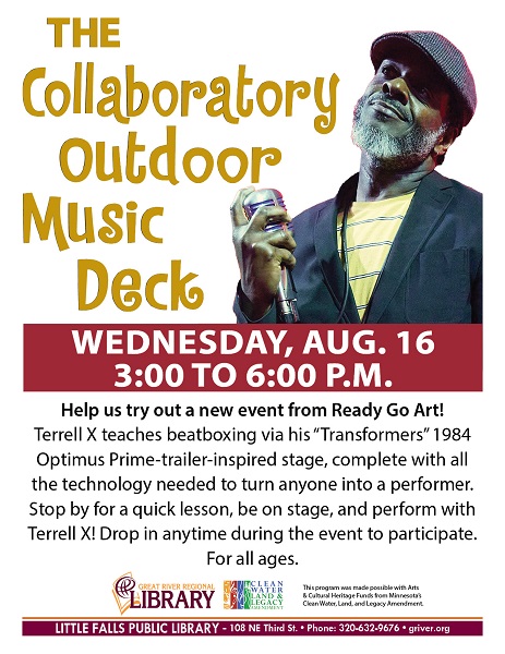 The Collaboratory Outdoor Music Deck - Visit Little Falls