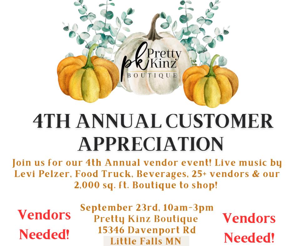 4th Annual Customer Appreciation Event at Pretty Kinz Boutique
