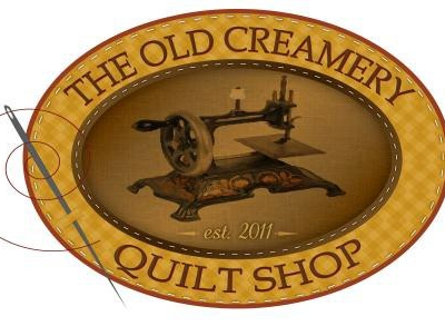 The old Creamery Quilt Shop Logo
