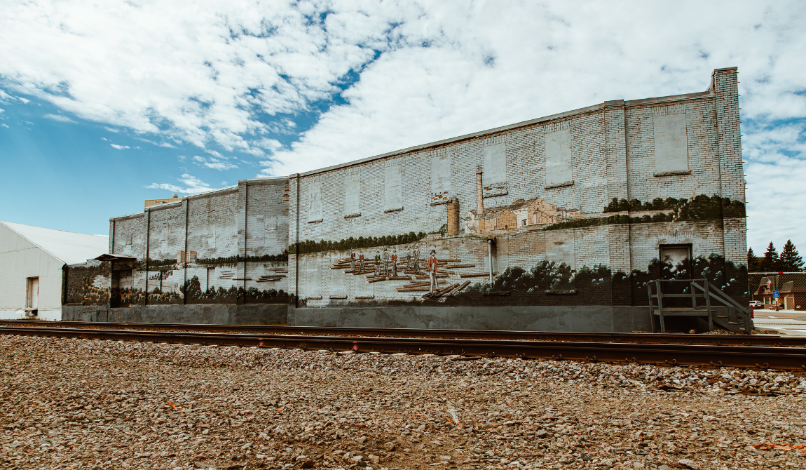 Lumber Mural