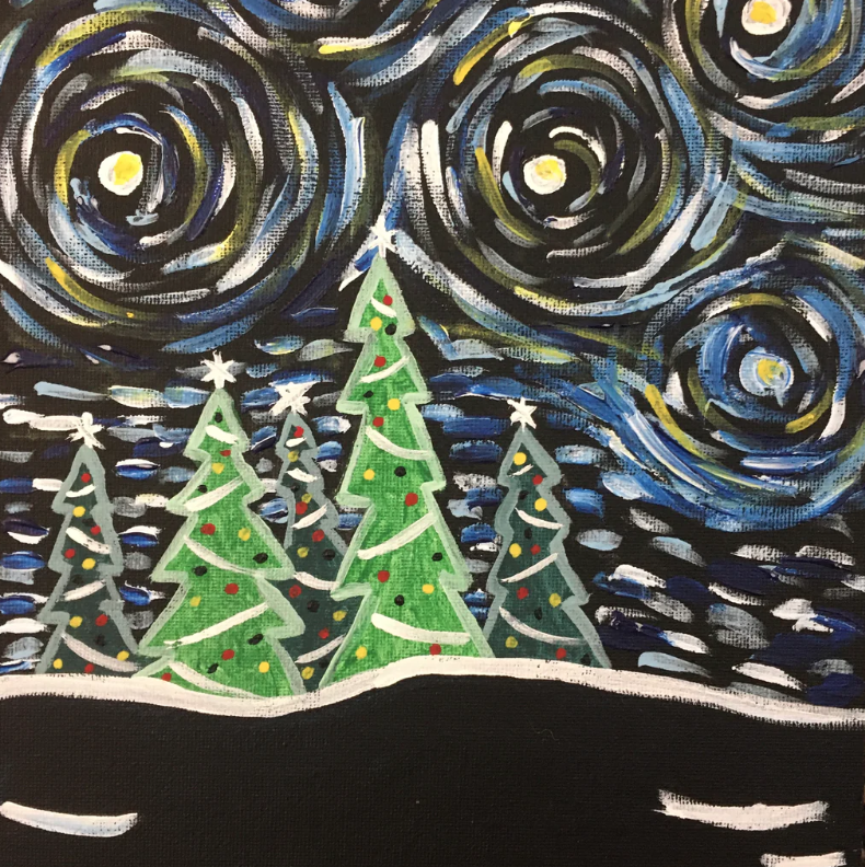 December Sip and Paint Class