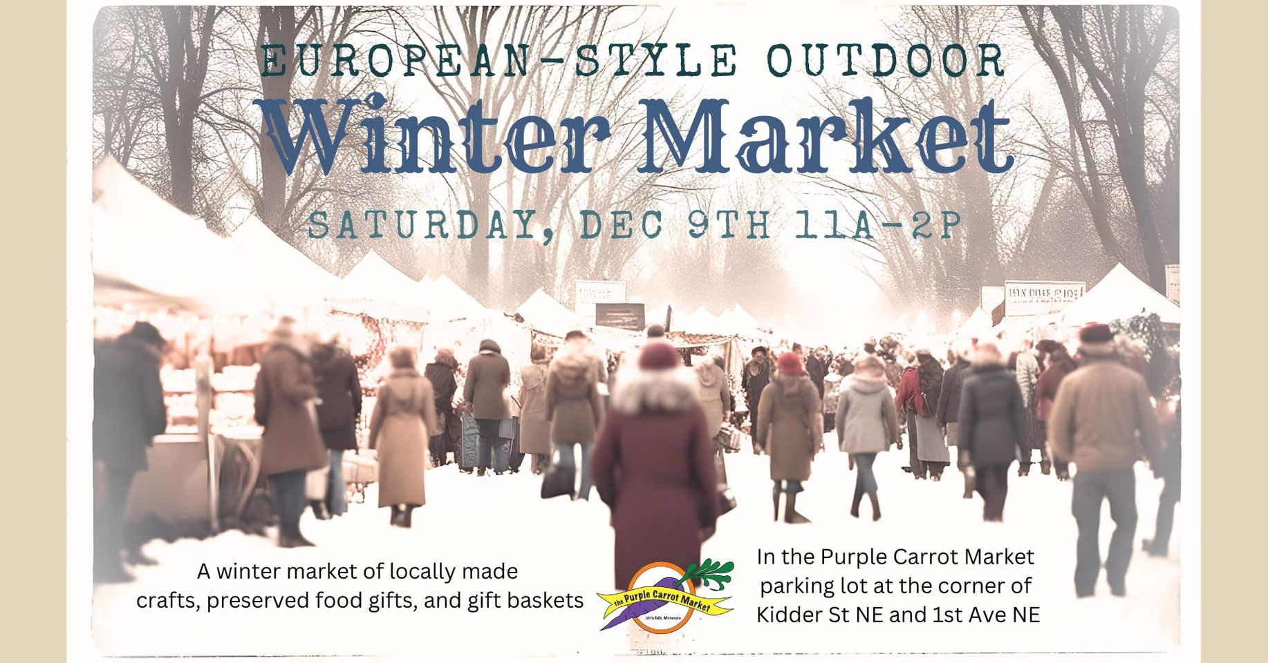 European-Style Outdoor Holiday Market