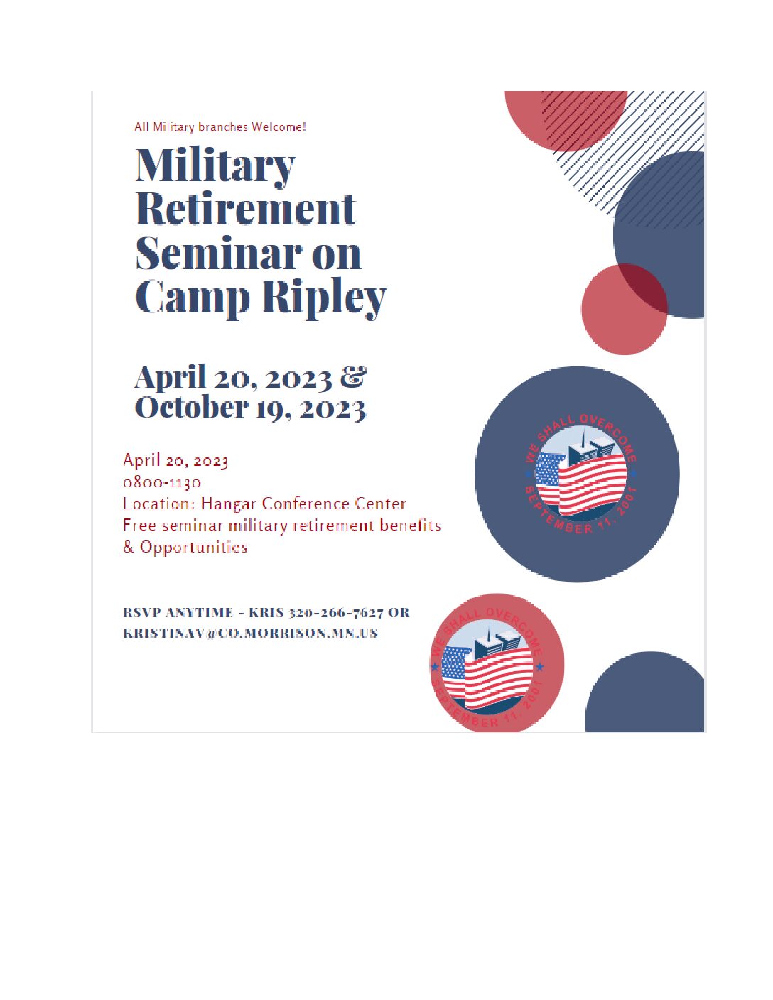 Military Retirement Seminar on Camp Ripley