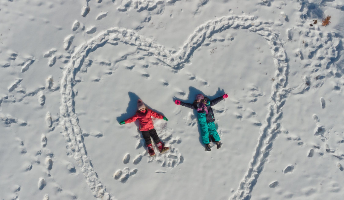 Kids in a Snow Heart - Blog Post
