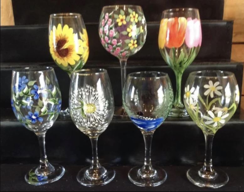 Wine Glass Painting with Donna Jarvis