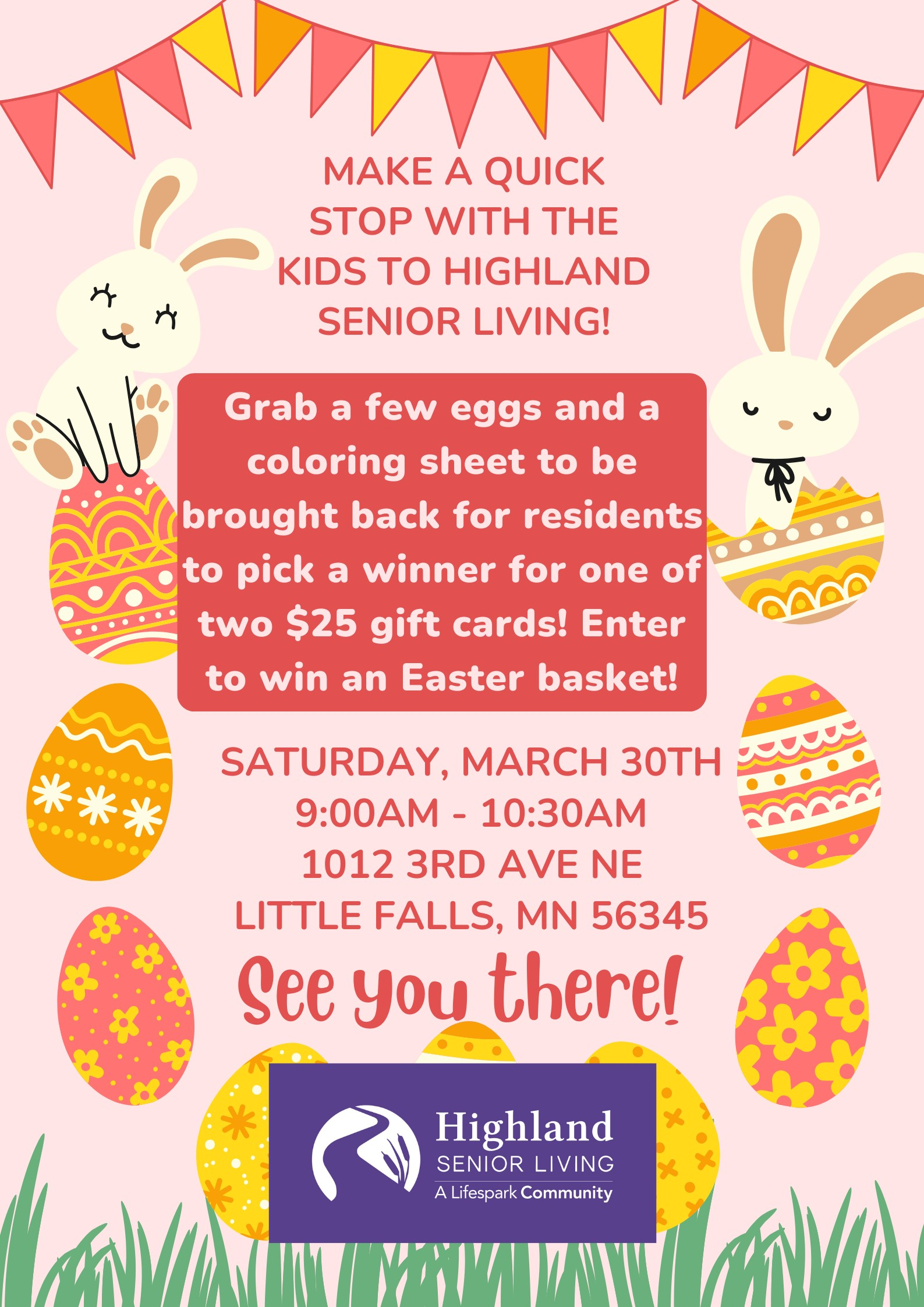 Highland Senior Living Easter Event