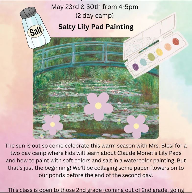 Spring Youth Art Camp