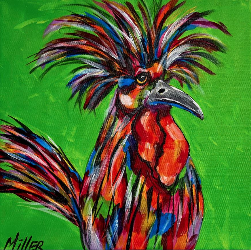 Pop Art Rooster with Tracy Miller