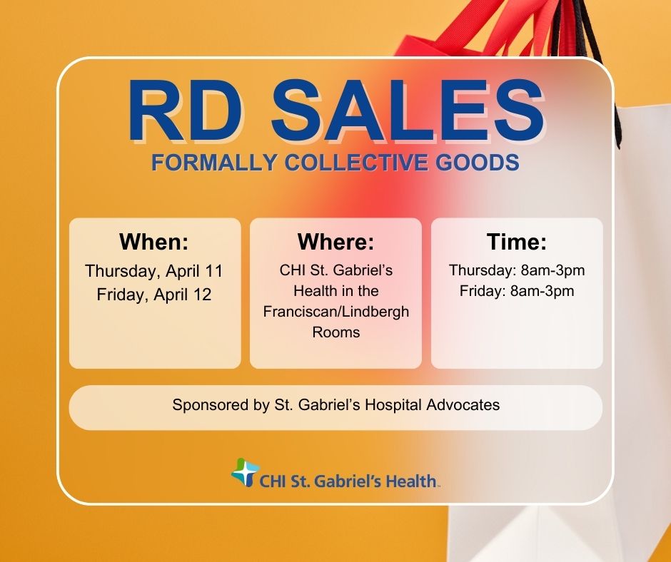 RD Sales at St. Gabriel's Hospital