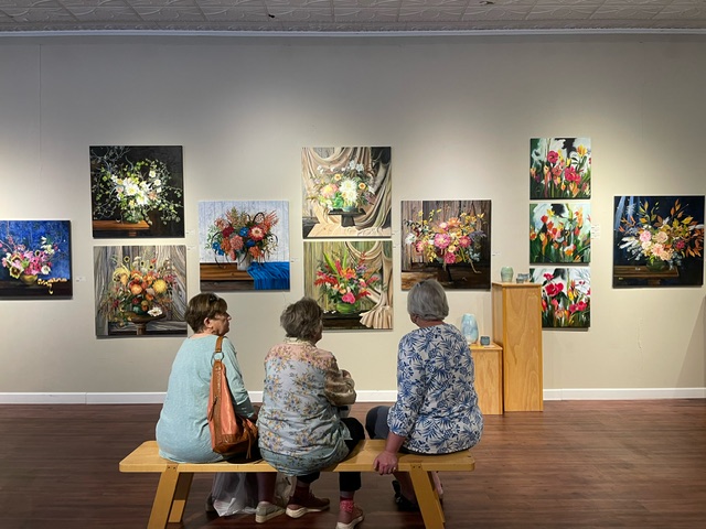 Bev Gold and Rachael Eckman Artist Reception