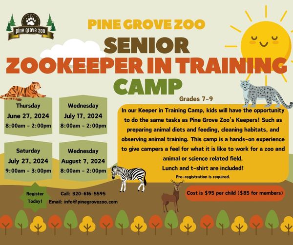 Senior Zookeeper in Training Camp