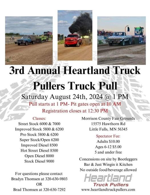 3rd Annual Heartland Truck Pullers Truck Pull