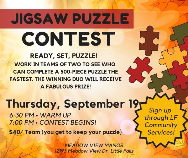 Jigsaw Puzzle Contest