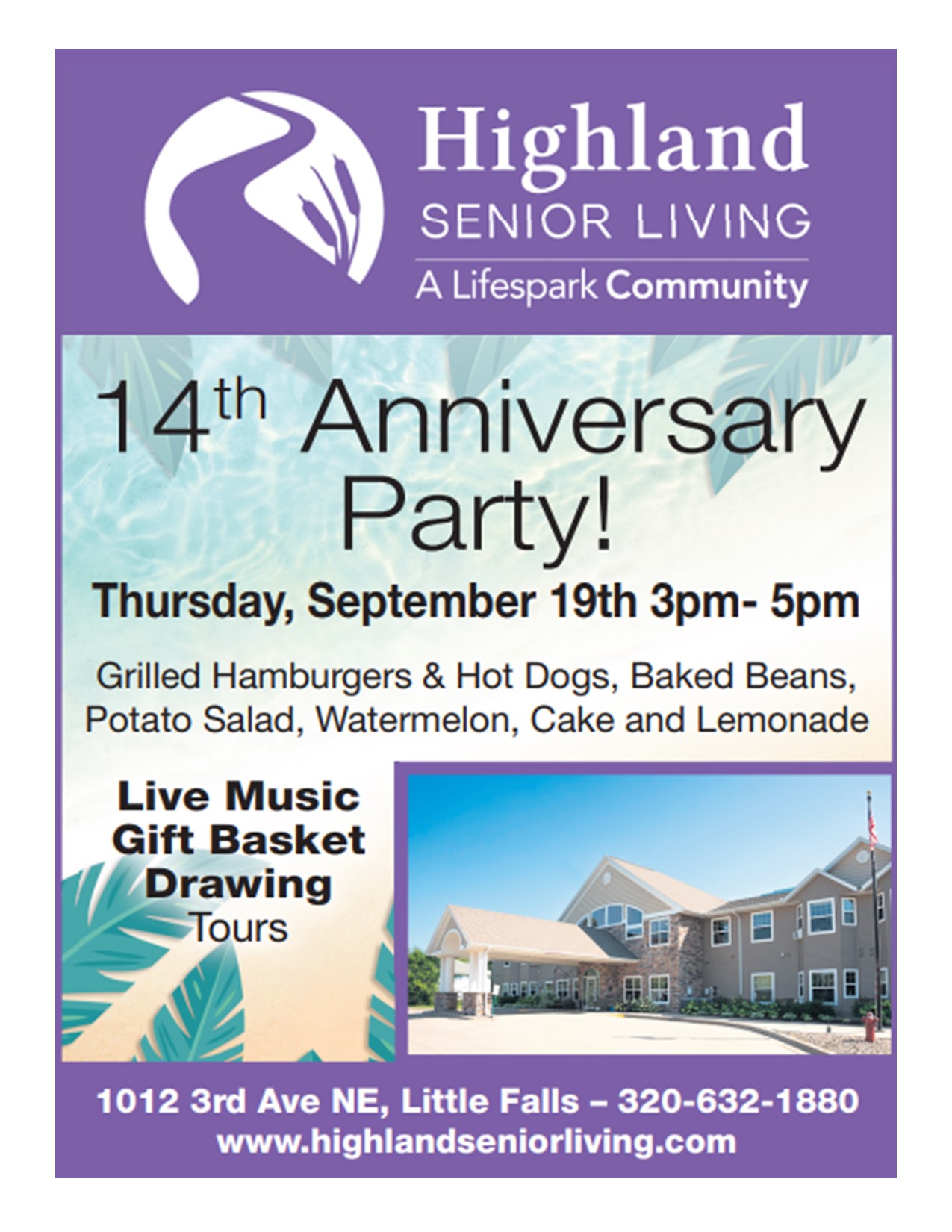 Highland Senior Living's 14th Anniversary party!