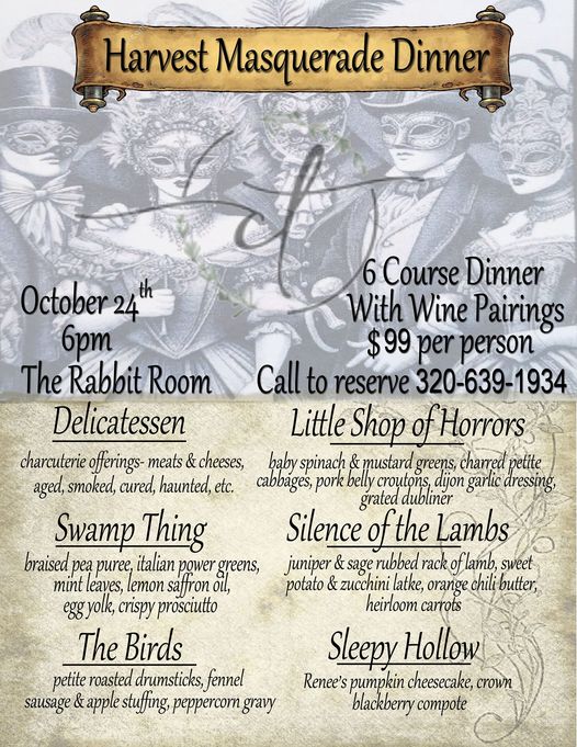 Harvest Masquerade Dinner
