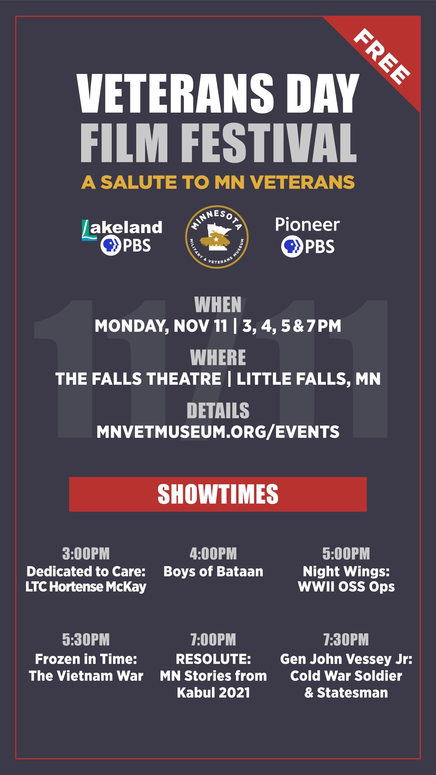 Veterans Day Film Festival